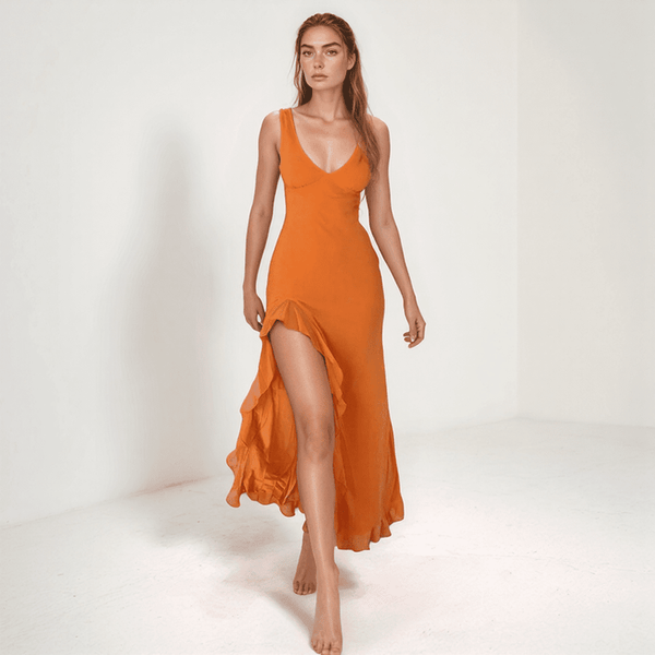 Solene Ruffle Maxi Dress