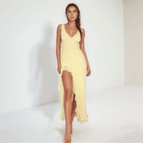 Solene Ruffle Maxi Dress