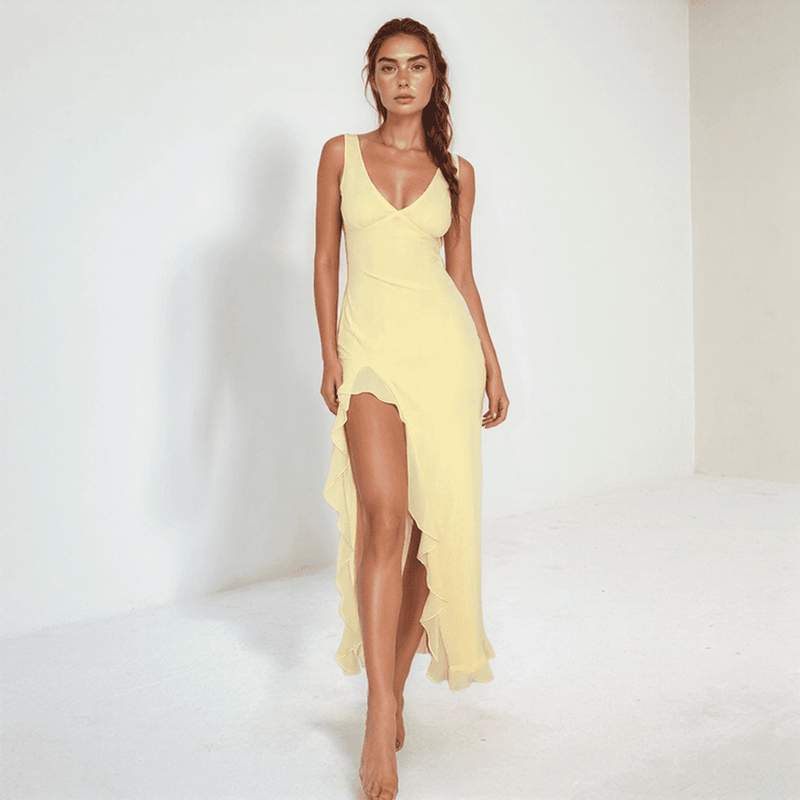 Solene Ruffle Maxi Dress